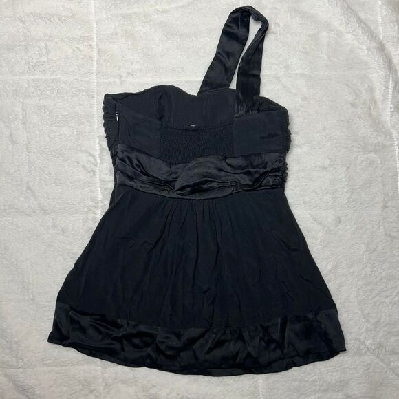 Bebe y2k Black One Shoulder Blouse - Picture 3 of 4